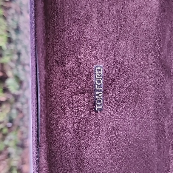 Tom Ford Dark Brown Velvet Eyewear Case - Picture 7 of 9